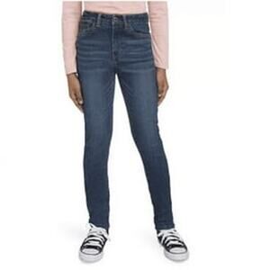 Jordache Girls Dark Wash Blue Denim Skinny Jeans Youth Size 7 Slim